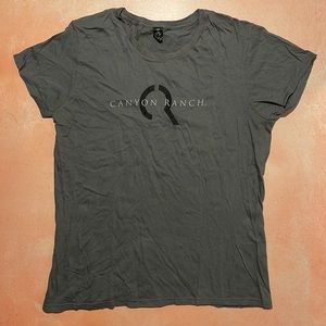 Canyon Ranch Wellness Retreat Logo Women’s Dark Grey T-Shirt - Size L